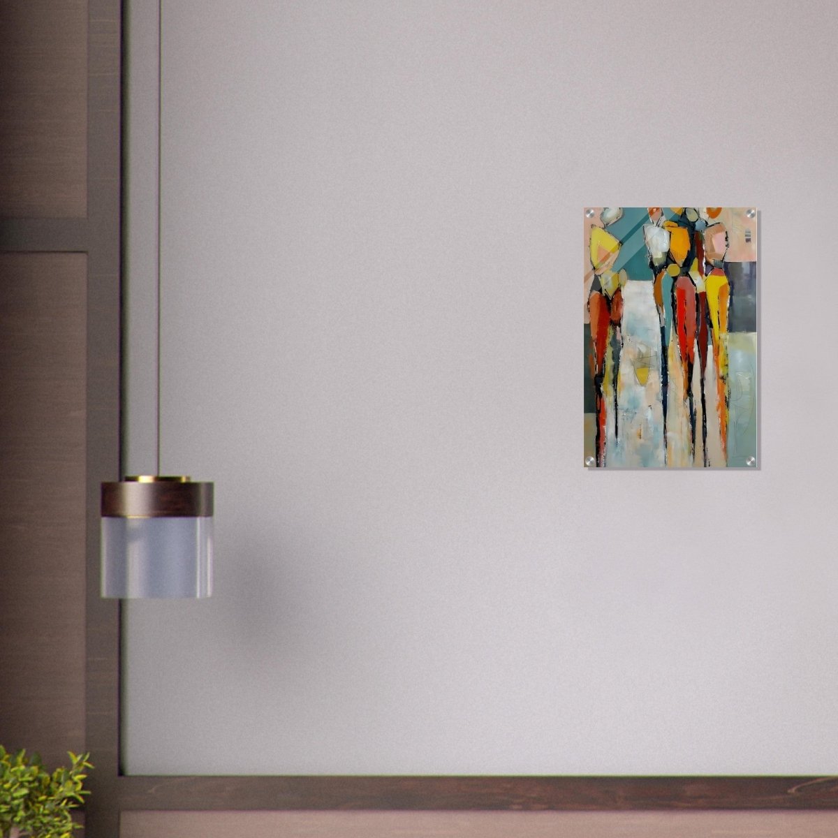 Da Vinci Abstract Modern Wall art - Acrylic Print - 40x60 cm / 16x24″ - 