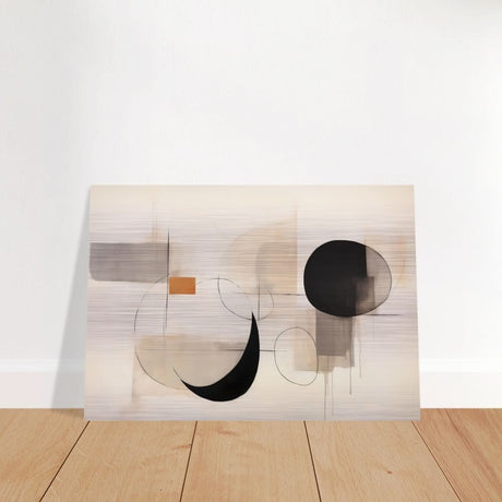 Da Vinci Abstract Modern Wall art - Brushed Aluminum Print - 70x100 cm / 28x40″ - 