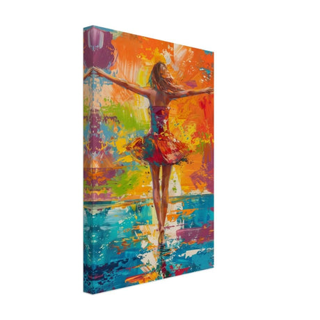 Da Vinci Abstract Modern Wall art - Canvas - 30x45 cm / 12x18″ - Thick