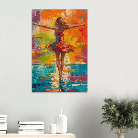 Da Vinci Abstract Modern Wall art - Wood Prints - 60x90 cm / 24x36″ - 20 mm