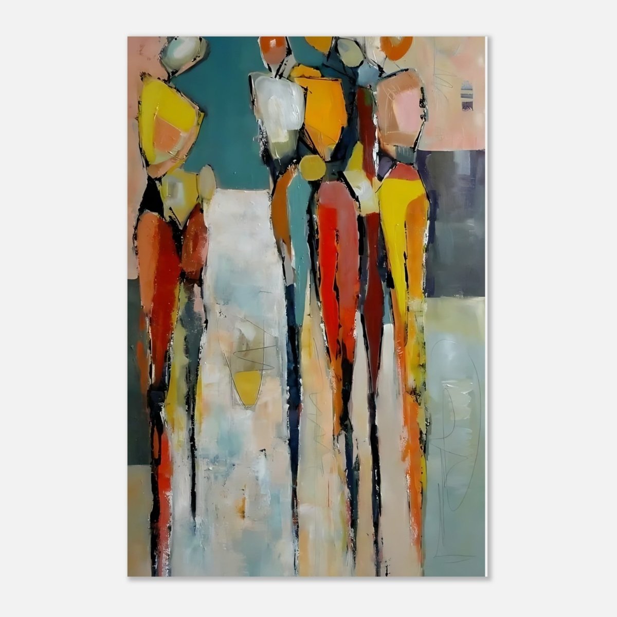 Da Vinci Abstract Modern Wall art - Aluminum Print - 30x45 cm / 12x18″ - 