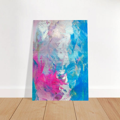 Da Vinci Abstract Modern Wall art - Brushed Aluminum Print - 70x100 cm / 28x40″ - 