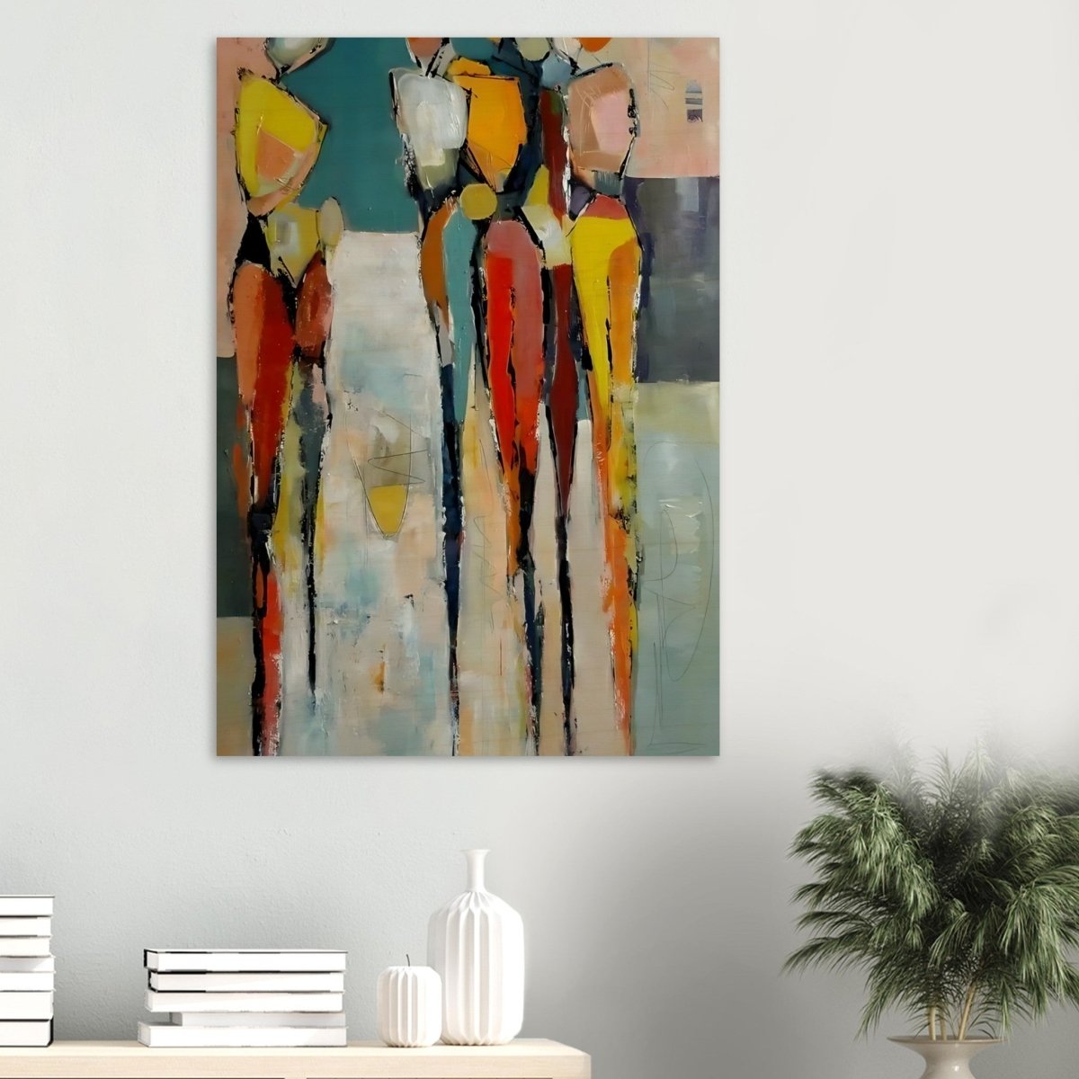 Da Vinci Abstract Modern Wall art - Wood Prints - 70x100 cm / 28x40″ - 10 mm