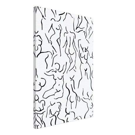 Da Vinci Abstract Modern Wall Art - Canvas - 50x75 cm / 20x30″ - Slim