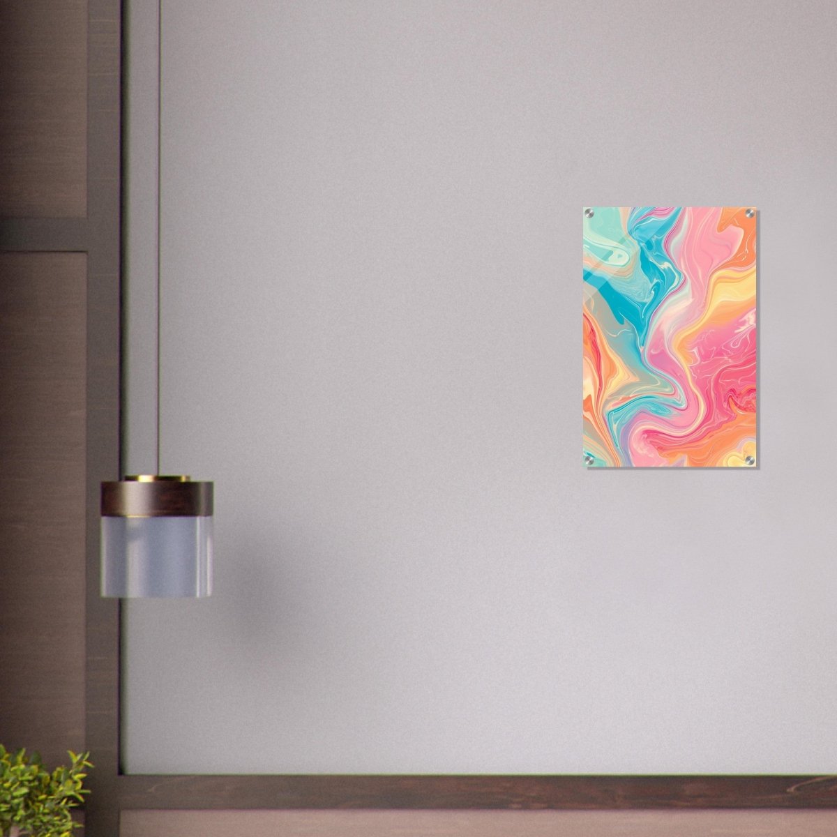 Da Vinci Abstract Modern Wall Art - Acrylic Print - 40x60 cm / 16x24″ - 
