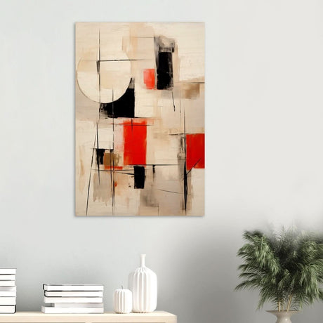 Da Vinci Abstract Modern Wall art - Wood Prints - 60x90 cm / 24x36″ - 20 mm