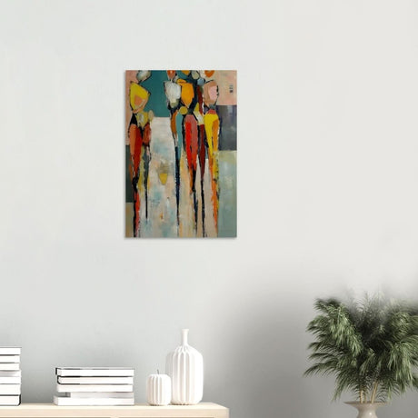 Da Vinci Abstract Modern Wall art - Wood Prints - 40x60 cm / 16x24″ - 10 mm