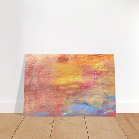 Da Vinci Abstract Modern Wall Art - Brushed Aluminum Print - 30x45 cm / 12x18″ - 