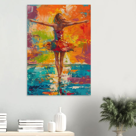 Da Vinci Abstract Modern Wall art - Wood Prints - 70x100 cm / 28x40″ - 10 mm