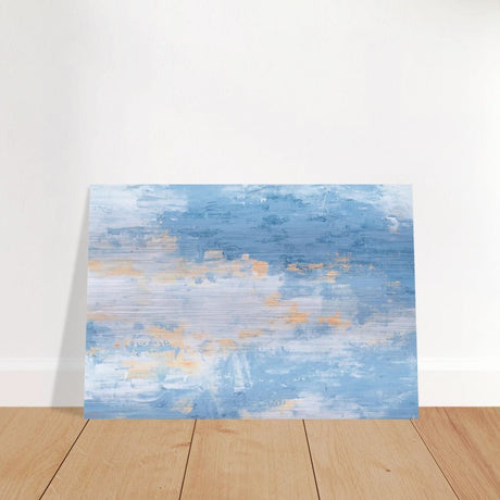 Da Vinci Abstract Modern Wall Art - Brushed Aluminum Print - 70x100 cm / 28x40″ - 