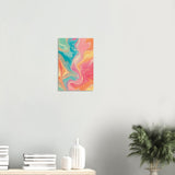 Da Vinci Abstract Modern Wall Art - Wood Prints - 30x45 cm / 12x18″ - 20 mm