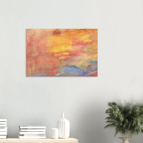 Da Vinci Abstract Modern Wall Art - Wood Prints - 50x75 cm / 20x30″ - 20 mm
