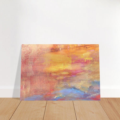 Da Vinci Abstract Modern Wall Art - Brushed Aluminum Print - 70x100 cm / 28x40″ - 