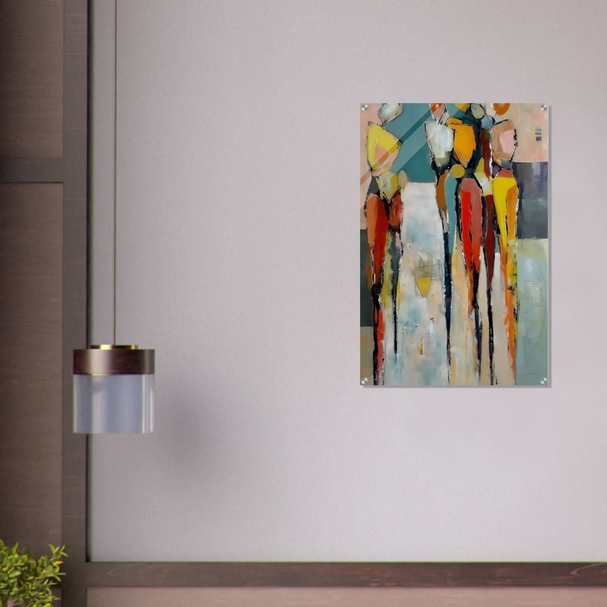 Da Vinci Abstract Modern Wall art - Acrylic Print - 60x90 cm / 24x36″ - 