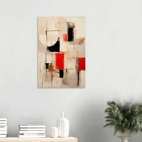 Da Vinci Abstract Modern Wall art - Wood Prints - 50x75 cm / 20x30″ - 10 mm
