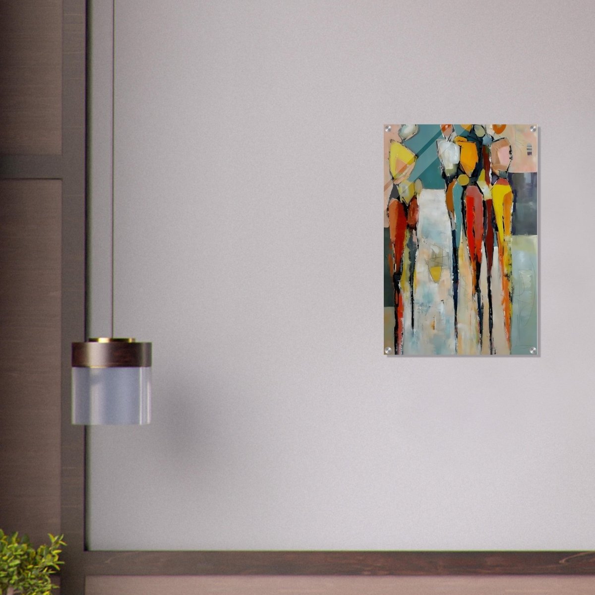 Da Vinci Abstract Modern Wall art - Acrylic Print - 50x75 cm / 20x30″ - 