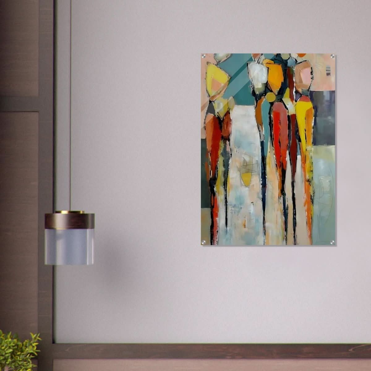 Da Vinci Abstract Modern Wall art - Acrylic Print - 70x100 cm / 28x40″ - 