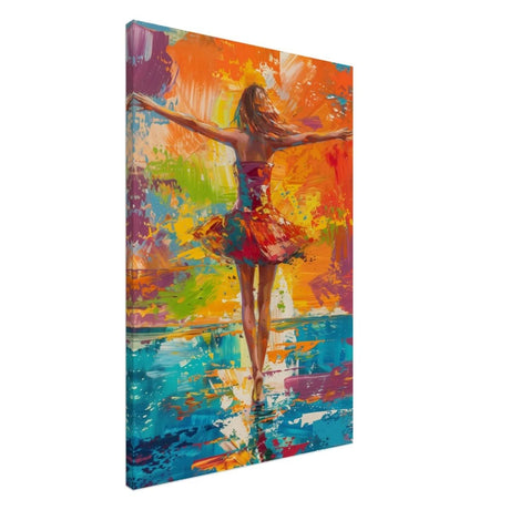 Da Vinci Abstract Modern Wall art - Canvas - 60x90 cm / 24x36″ - Slim