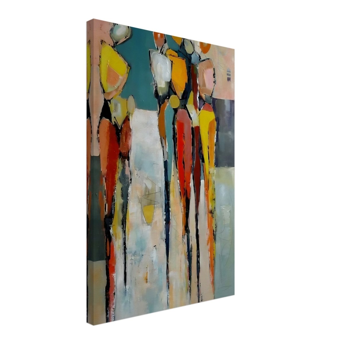 Da Vinci Abstract Modern Wall art - Canvas - 40x60 cm / 16x24″ - Slim
