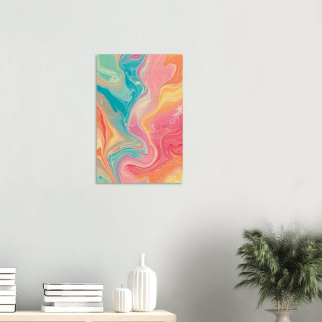 Da Vinci Abstract Modern Wall Art - Wood Prints - 40x60 cm / 16x24″ - 20 mm