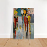 Da Vinci Abstract Modern Wall art - Brushed Aluminum Print - 60x90 cm / 24x36″ - 