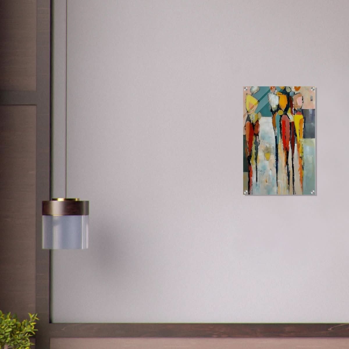 Da Vinci Abstract Modern Wall art - Acrylic Print - 40x60 cm / 16x24″ - 