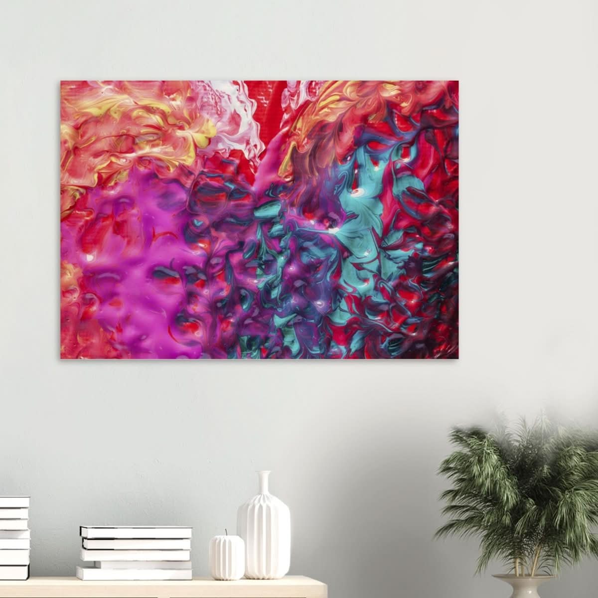Da Vinci Abstract Wall Art | Designer's Pick - Wood Prints - 70x100 cm / 28x40″ - 20 mm