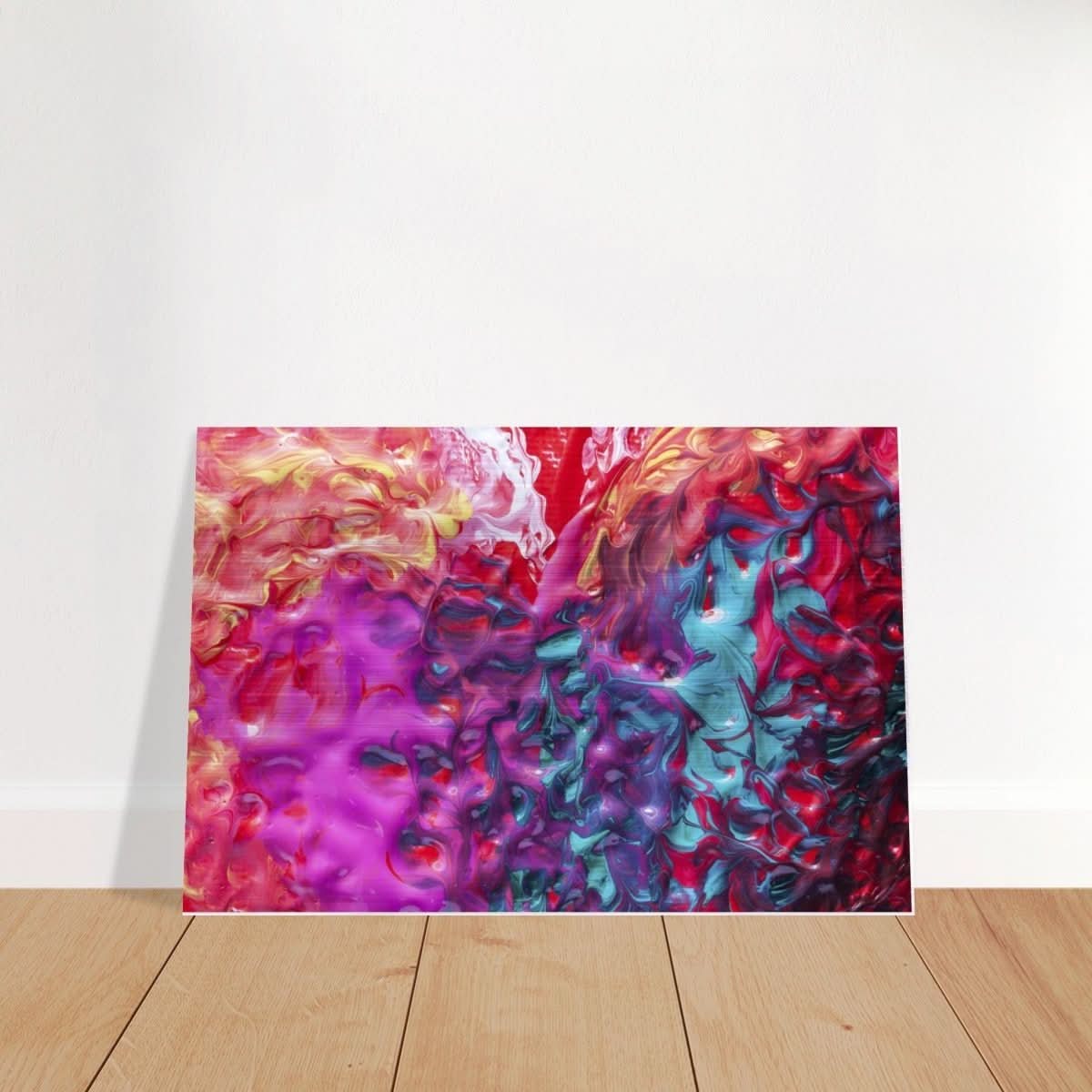 Da Vinci Abstract Wall Art | Designer's Pick - Brushed Aluminum Print - 30x45 cm / 12x18″ - 