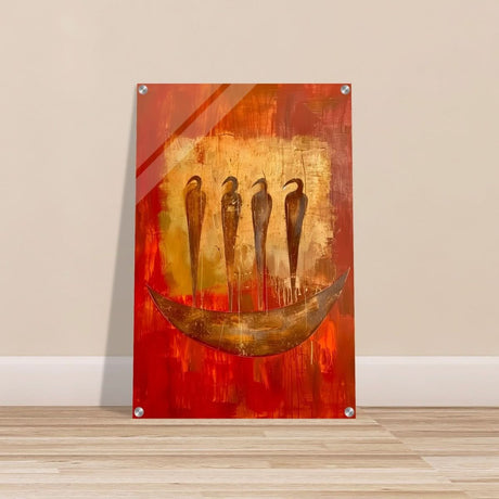 Da Vinci Abstract Wall art Print | Ancient Africa - Acrylic Print - 50x75 cm / 20x30″ - 
