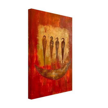 Da Vinci Abstract Wall art Print | Ancient Africa - Canvas - 30x45 cm / 12x18″ - Thick