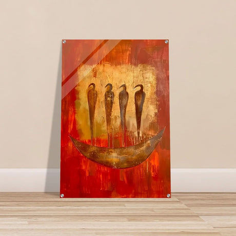 Da Vinci Abstract Wall art Print | Ancient Africa - Acrylic Print - 70x100 cm / 28x40″ - 