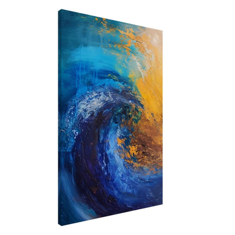 Da Vinci Abstract Wall art Print | Color Waves - Canvas - 60x90 cm / 24x36″ - 