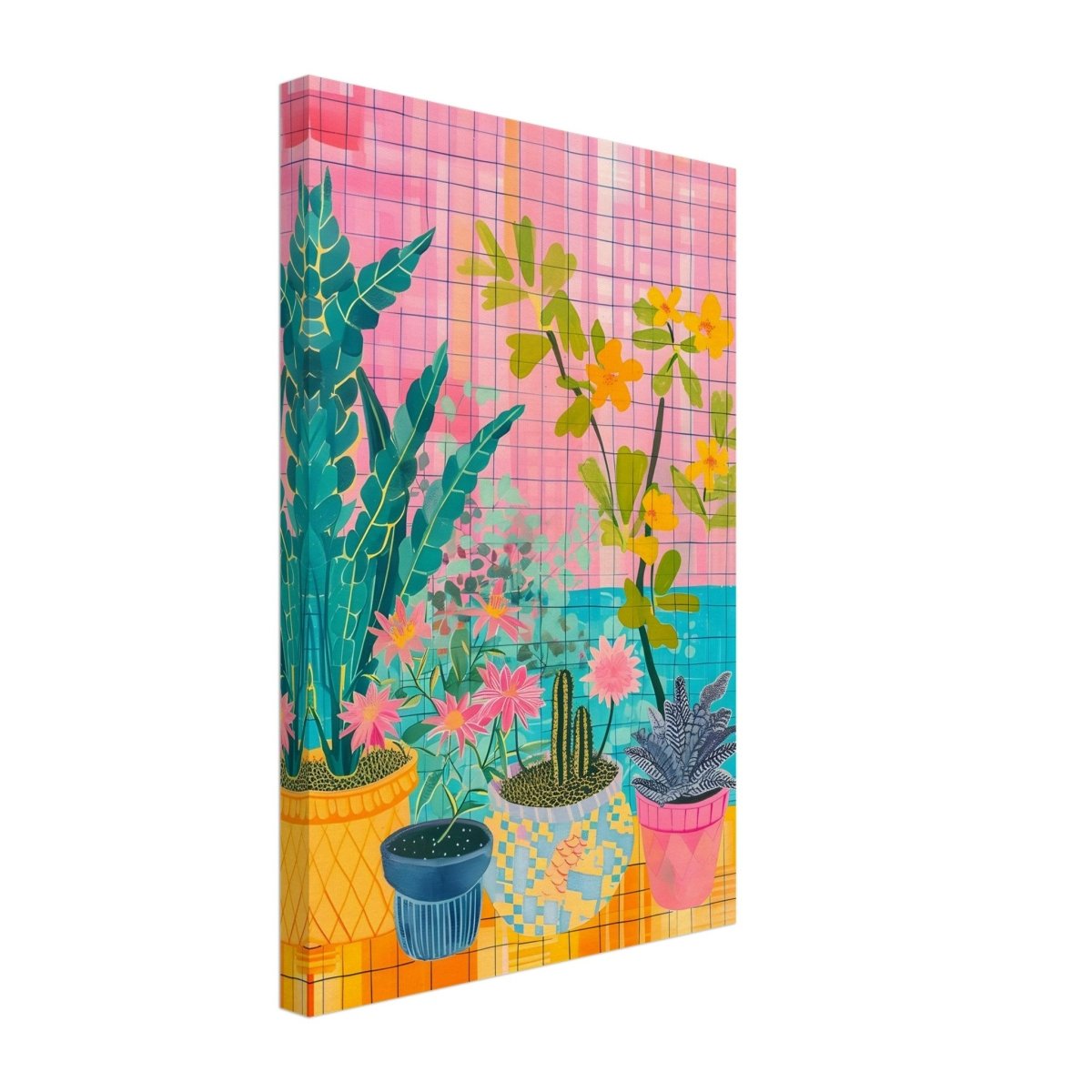 Da Vinci Abstract wall art Print | Floral - Canvas - 30x45 cm / 12x18″ - 