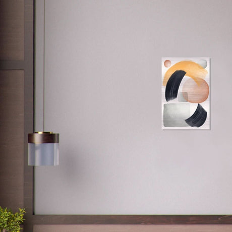 Da Vinci Abstract Wall art Print - Brushed Aluminum Print - 40x60 cm / 16x24″ - 