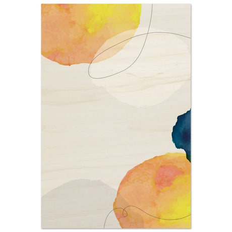 Da Vinci Abstract Wall art Print - Wood Prints - 60x90 cm / 24x36″ - 