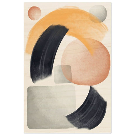 Da Vinci Abstract Wall art Print - Wood Prints - 60x90 cm / 24x36″ - 