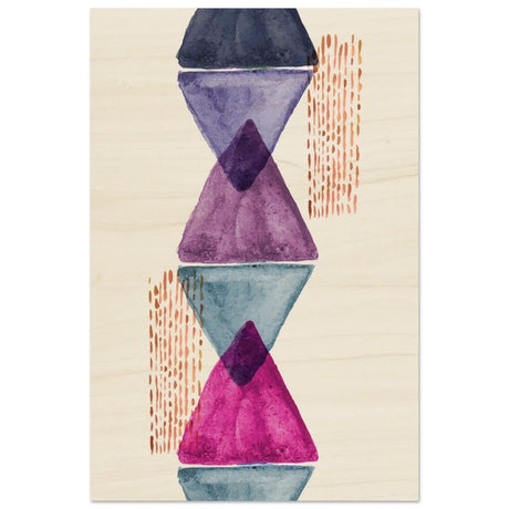 Da Vinci Abstract Wall art Print - Wood Prints - 60x90 cm / 24x36″ - 