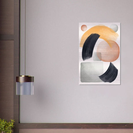 Da Vinci Abstract Wall art Print - Brushed Aluminum Print - 60x90 cm / 24x36″ - 