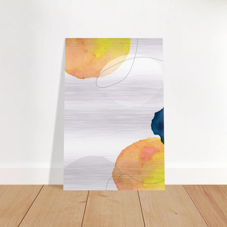 Da Vinci Abstract Wall art Print - Brushed Aluminum Print - 40x60 cm / 16x24″ - 