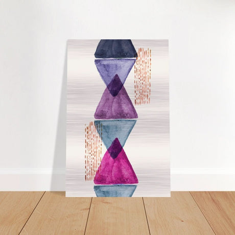 Da Vinci Abstract Wall art Print - Brushed Aluminum Print - 40x60 cm / 16x24″ - 