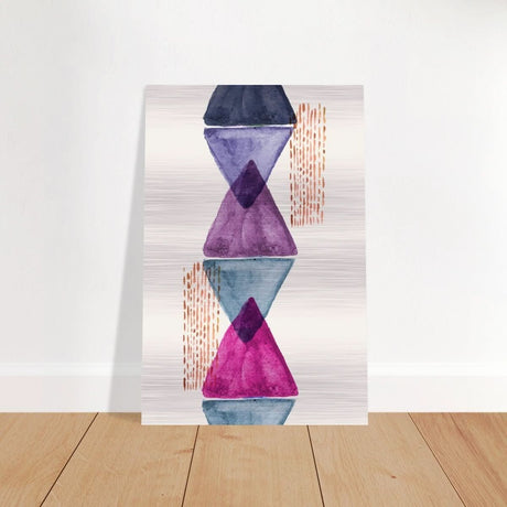Da Vinci Abstract Wall art Print - Brushed Aluminum Print - 30x45 cm / 12x18″ - 