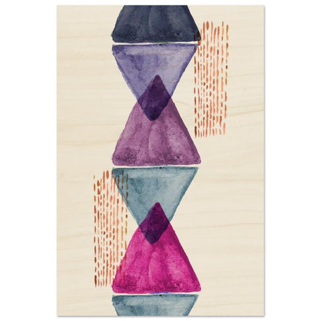 Da Vinci Abstract Wall art Print - Wood Prints - 40x60 cm / 16x24″ - 