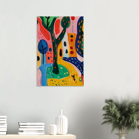 Da Vinci Abstract Wall art - Wood Prints - 50x75 cm / 20x30″ - 20 mm