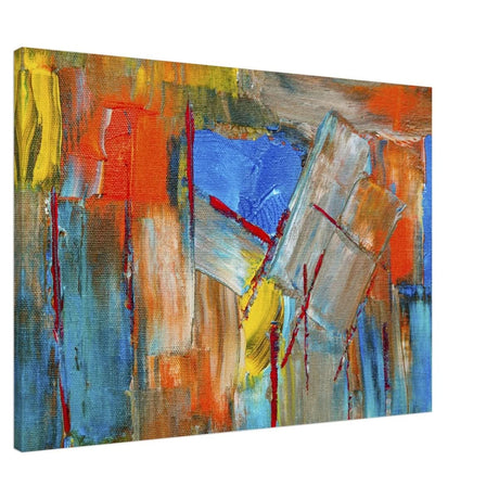 Da Vinci Abstract Wall art - Canvas - 70x100 cm / 28x40″ - Slim