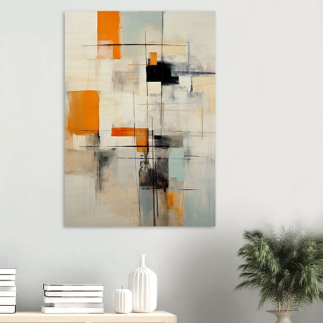Da Vinci Abstract Wall Art - Wood Prints - 70x100 cm / 28x40″ - 20 mm