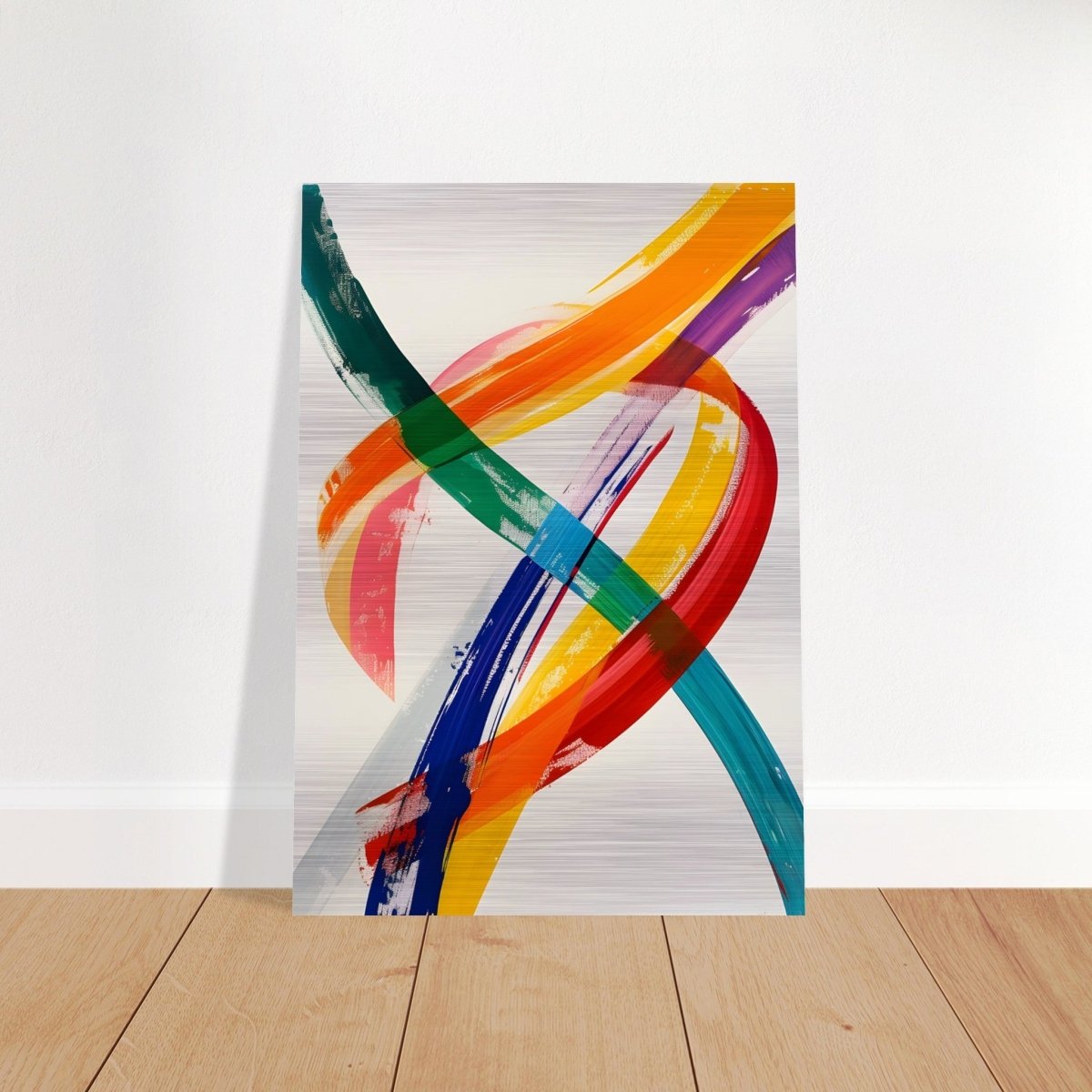 Da Vinci Abstract Wall art - Brushed Aluminum Print - 70x100 cm / 28x40″ - 