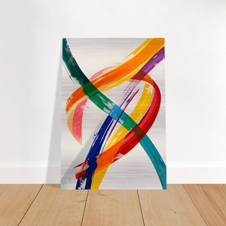 Da Vinci Abstract Wall art - Brushed Aluminum Print - 70x100 cm / 28x40″ - 
