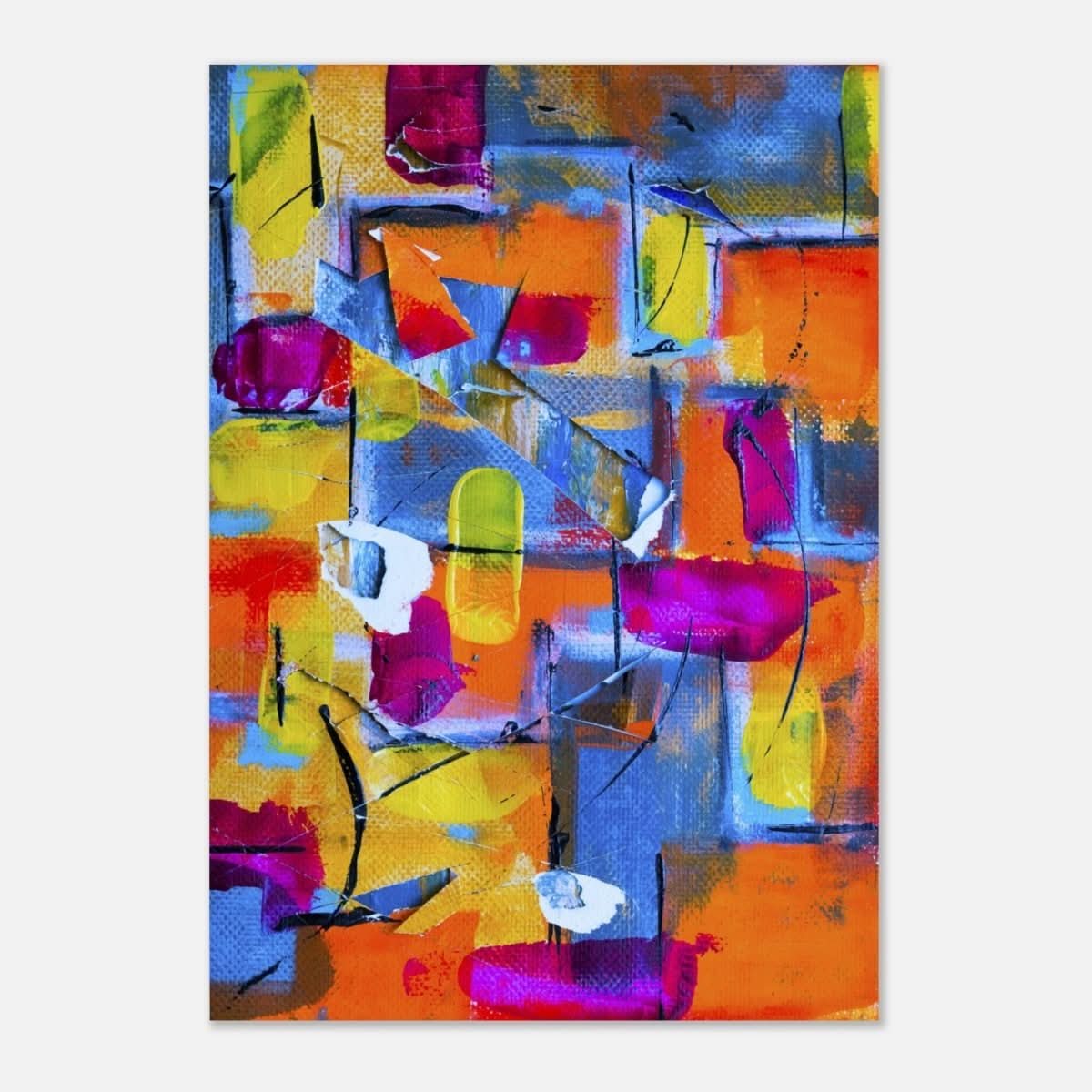 Da Vinci Abstract Wall Art - Aluminum Print - 70x100 cm / 28x40″ - 
