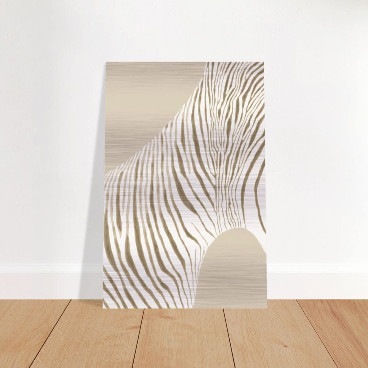 Da Vinci Abstract Wall art - Brushed Aluminum Print - 50x75 cm / 20x30″ - 