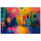 Da Vinci Abstract Wall Art - Brushed Aluminum Print - 30x45 cm / 12x18″ - 